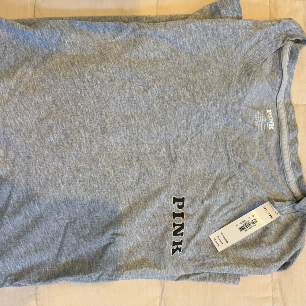 PINK Victoria's Secret Heather Gray Tee